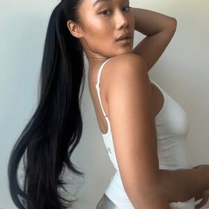 INH Brit Ponytail in Black/Brown